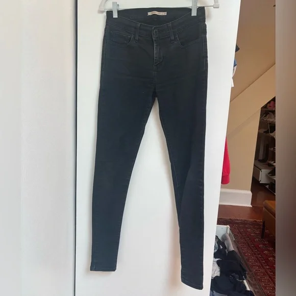 Levi's Black Skinny Jeans 701 - Picture 1 of 4